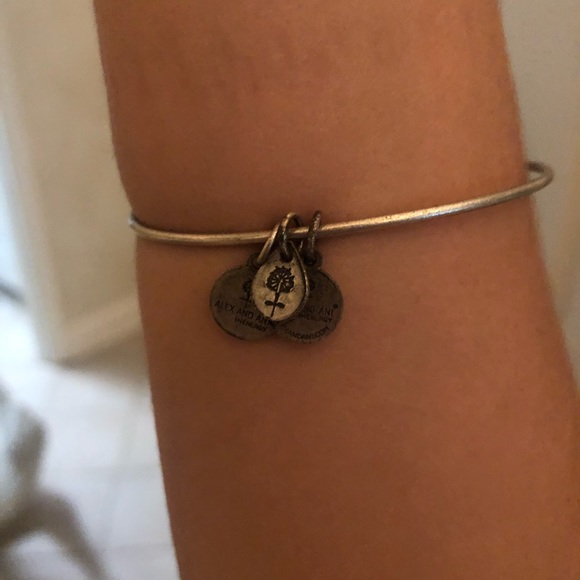 Alex and Ani Flower Charm Bracelet - Picture 3 of 3